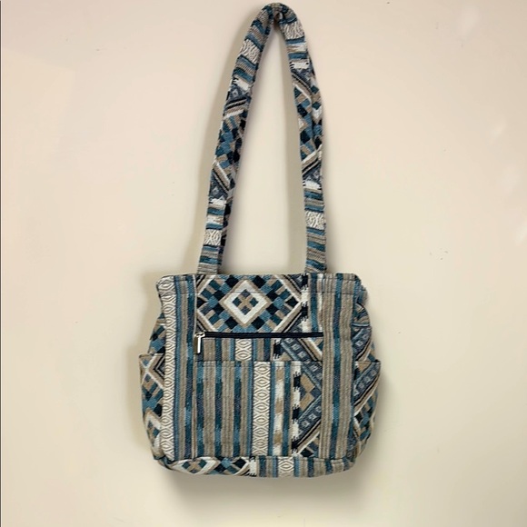 Canyon Sky - A Southern Inspiration - Fabric Shoulder Bag Double Strap Aztec - Picture 1 of 9
